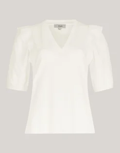 Shoeby Ruffle Top Gebroken Wit<DAMES Tops