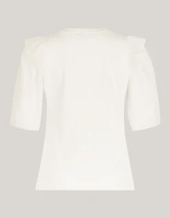 Shoeby Ruffle Top Gebroken Wit<DAMES Tops