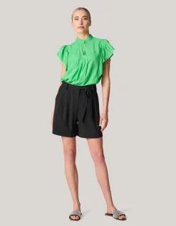 Shoeby Ruffle Top Groen<DAMES Tops