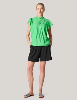 Shoeby Ruffle Top Groen<DAMES Tops