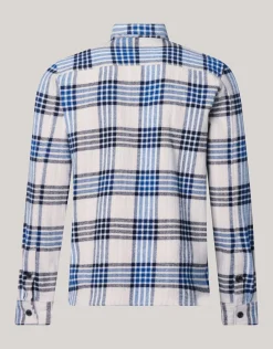 Shoeby Ruiten Overshirt Blauw<Heren Overshirts