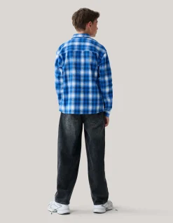 Shoeby Ruiten Overshirt Blauw< Jacks