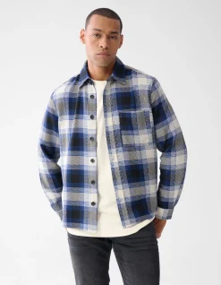 Shoeby Ruiten Overshirt Gebroken Wit<Heren Overshirts