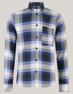 Shoeby Ruiten Overshirt Gebroken Wit<Heren Overshirts
