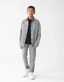 Shoeby Ruiten Overshirt Grijs< Jacks