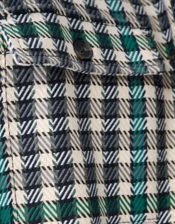 Shoeby Ruiten Overshirt Groen<Heren Overshirts