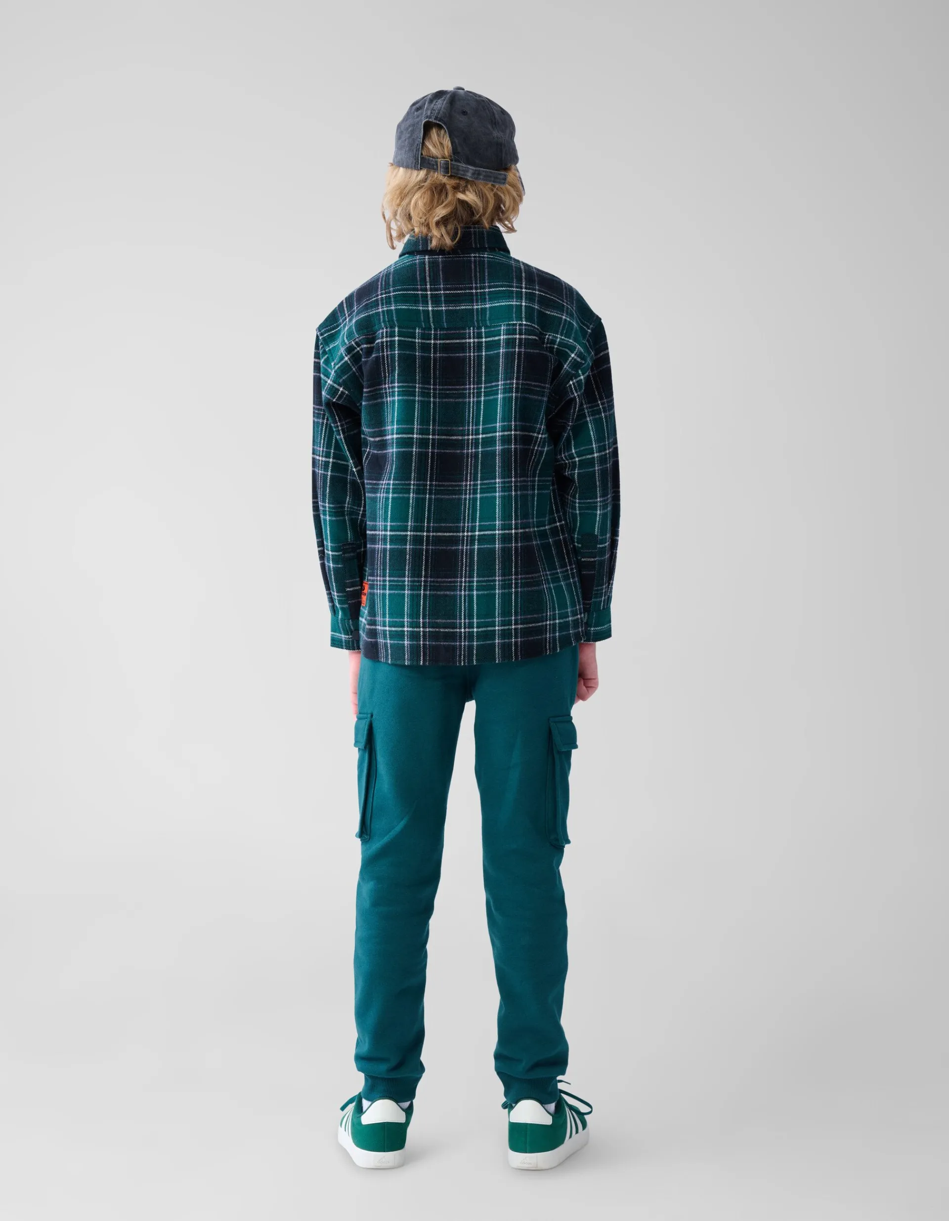 Shoeby Ruiten Overshirt Groen< Overhemden