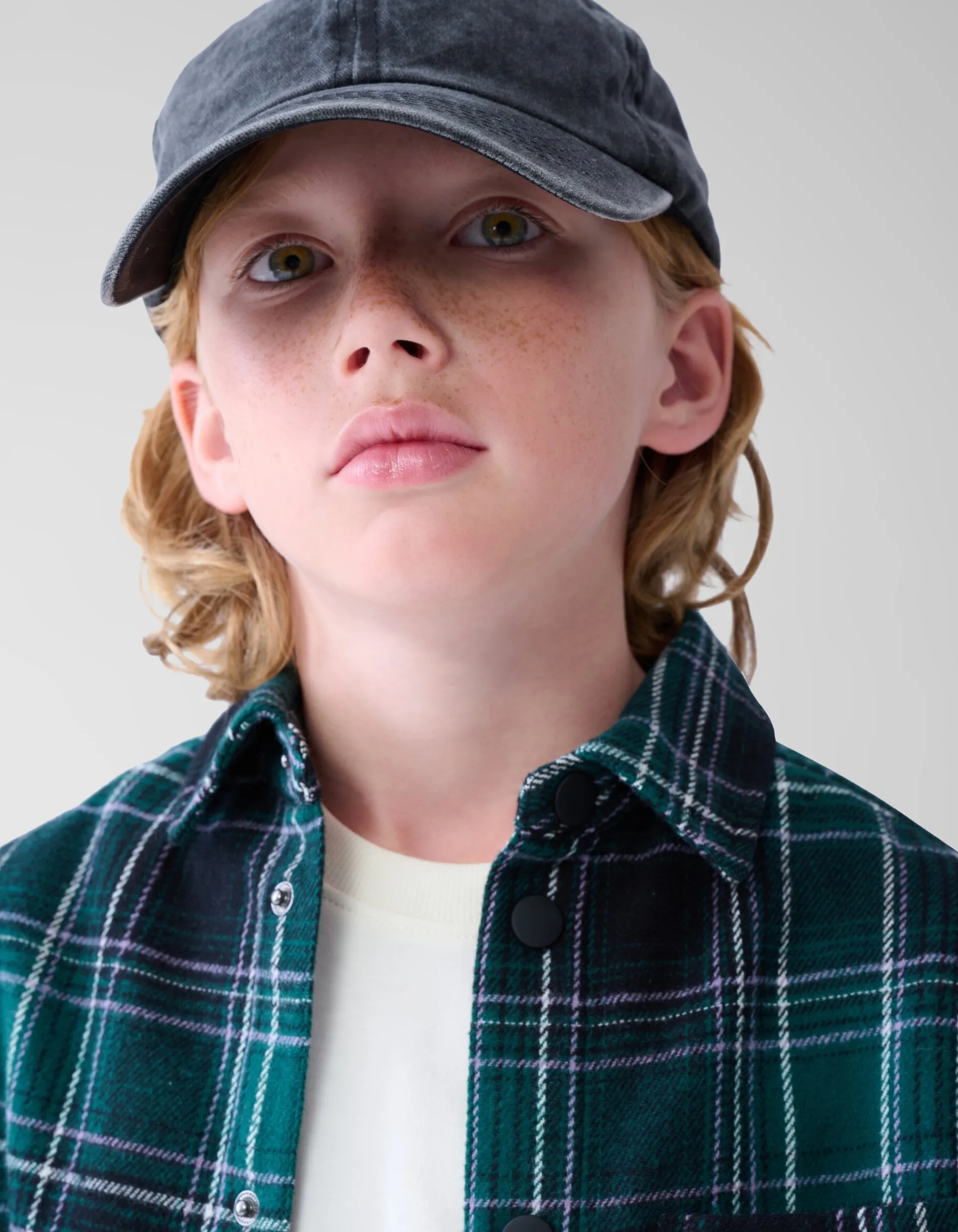 Shoeby Ruiten Overshirt Groen< Overhemden