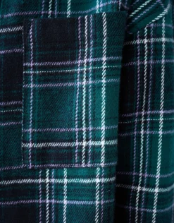 Shoeby Ruiten Overshirt Groen< Overhemden