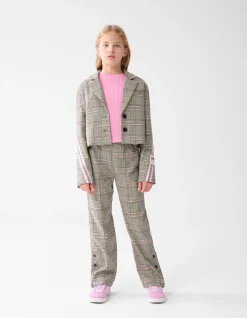Shoeby Ruiten Wide Leg Broek Gebroken Wit< Broeken