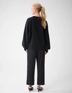 Shoeby Satijnen Broek Zwart By Lonneke<DAMES Broeken