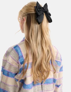 Shoeby Satijnen Strik Haarclip Zwart<DAMES Haaraccessoires