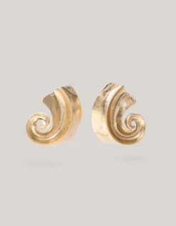 Shoeby Schelp Oorbel Goud<DAMES Sieraden