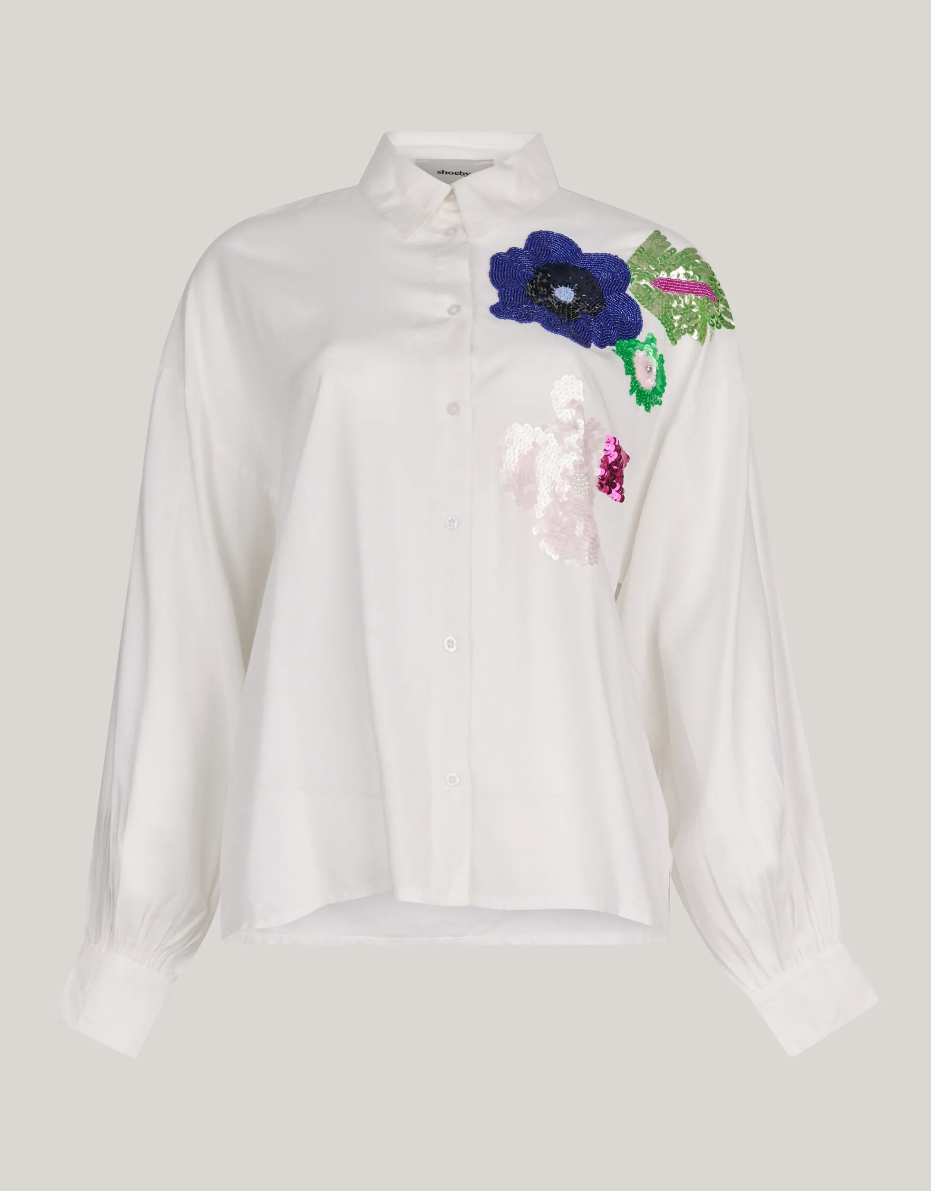 Shoeby Sequin Blouse Wit<DAMES Blouses