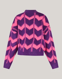 Shoeby Sequin Dames Trui Paars By Furmey<DAMES Truien En Sweaters