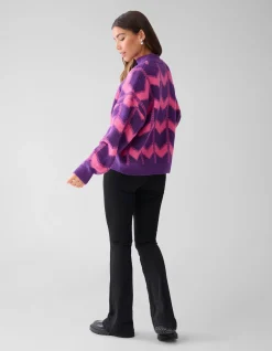 Shoeby Sequin Dames Trui Paars By Furmey<DAMES Truien En Sweaters