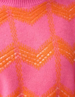 Shoeby Sequin Dames Trui Roze By Furmey<DAMES Truien En Sweaters
