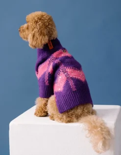 Shoeby Sequin Honden Trui Paars By Furmey<DAMES Overige Accessoires|Overige Accessoires