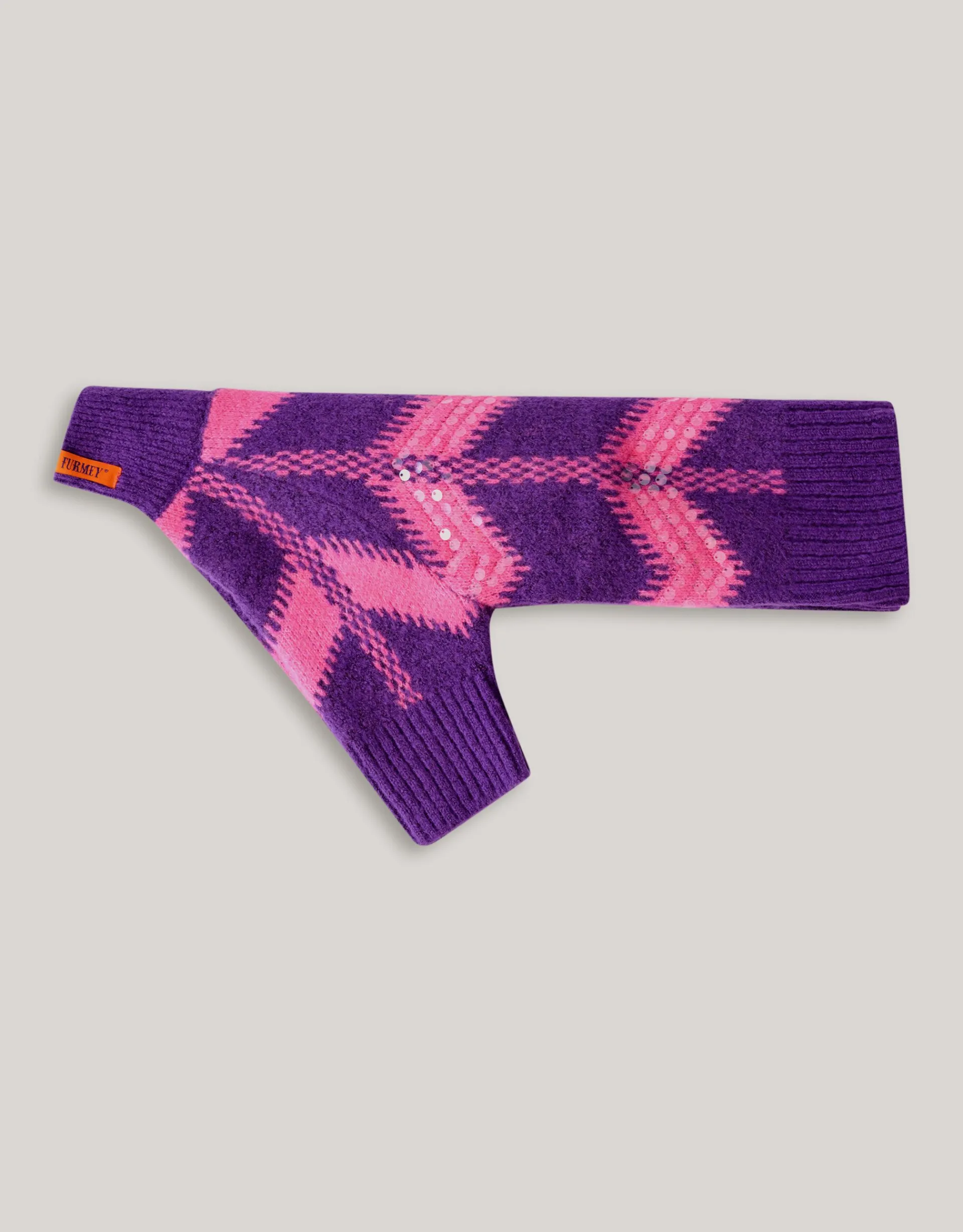 Shoeby Sequin Honden Trui Paars By Furmey<DAMES Overige Accessoires|Overige Accessoires