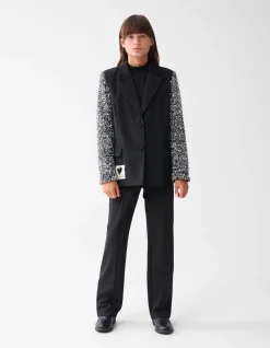 Shoeby Sequin Mix Blazer Zwart< Blazers