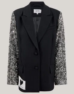 Shoeby Sequin Mix Blazer Zwart< Blazers