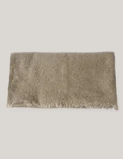 Shoeby Sequin Sjaal Bruin<DAMES Sjaals En Mutsen