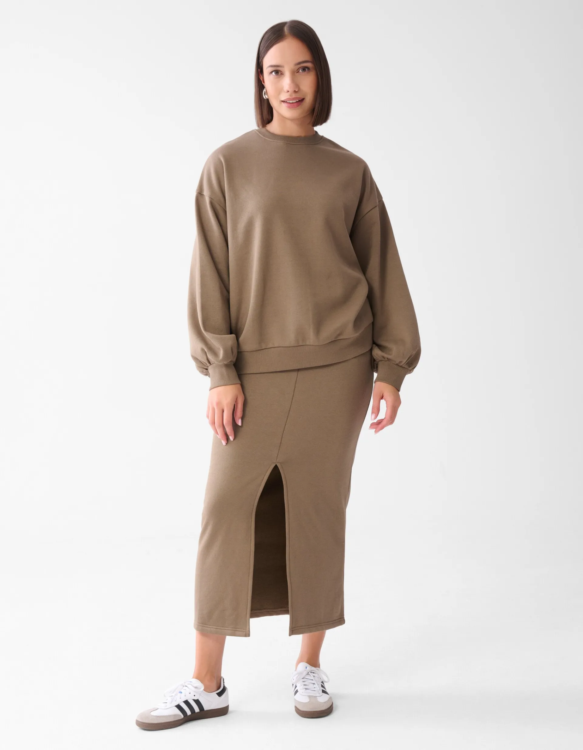 Shoeby Set Sweater Bruin<DAMES Truien En Sweaters
