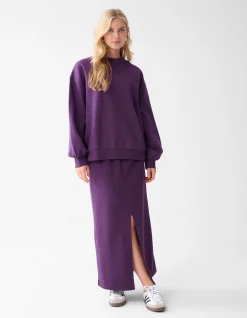 Shoeby Set Sweater Donkerpaars<DAMES Truien En Sweaters