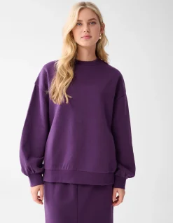 Shoeby Set Sweater Donkerpaars<DAMES Truien En Sweaters