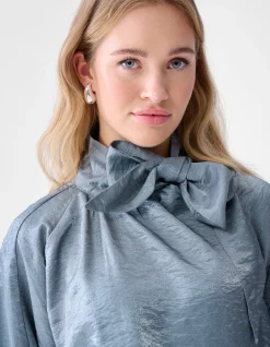 Shoeby Shine Blouse Donkergrijs<DAMES Blouses