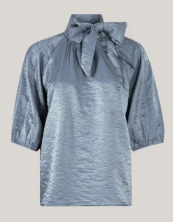 Shoeby Shine Blouse Donkergrijs<DAMES Blouses