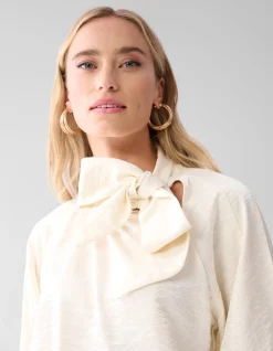 Shoeby Shine Blouse Gebroken Wit<DAMES Blouses