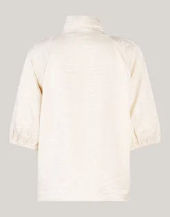 Shoeby Shine Blouse Gebroken Wit<DAMES Blouses