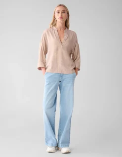 Shoeby Shine Wide Blouse Goud<DAMES Blouses