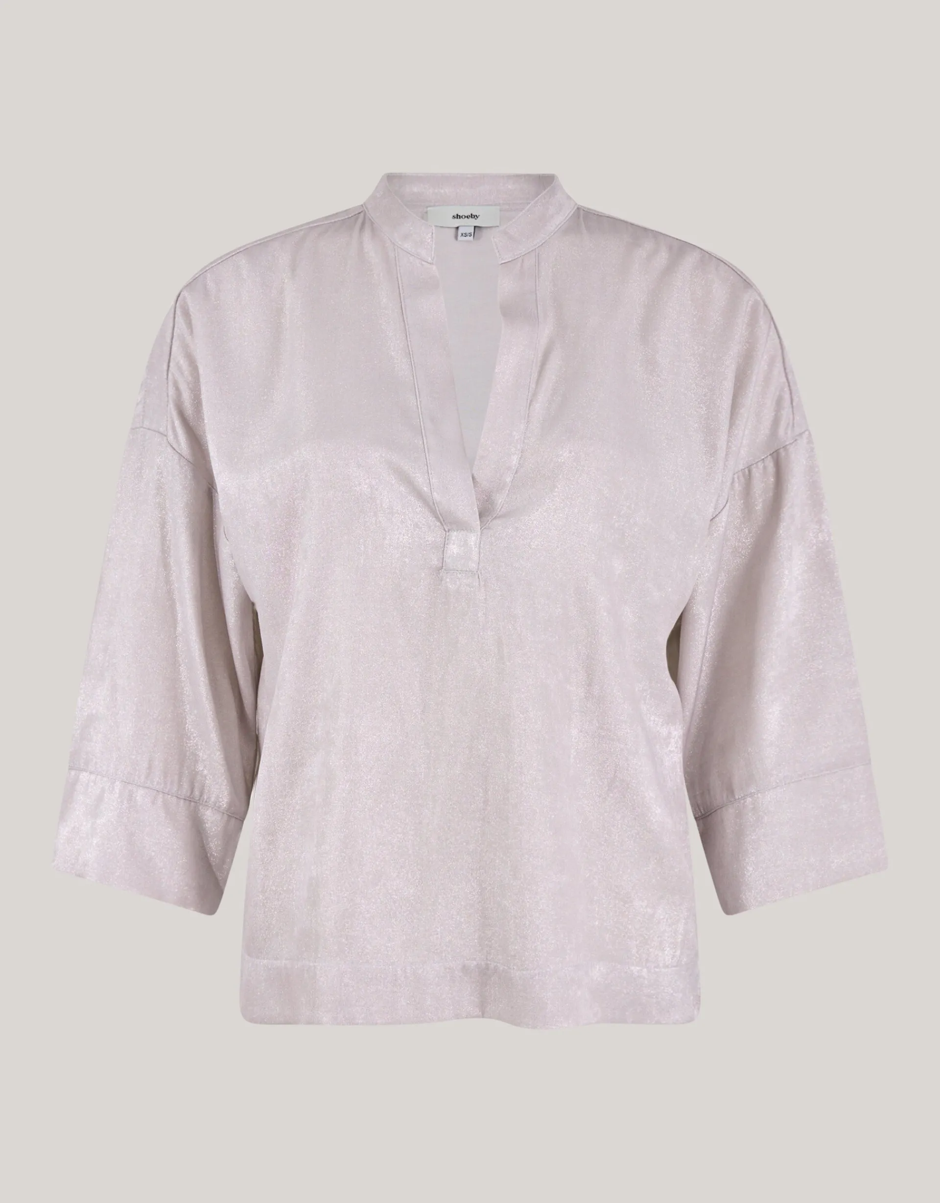 Shoeby Shine Wide Blouse Zilver<DAMES Blouses
