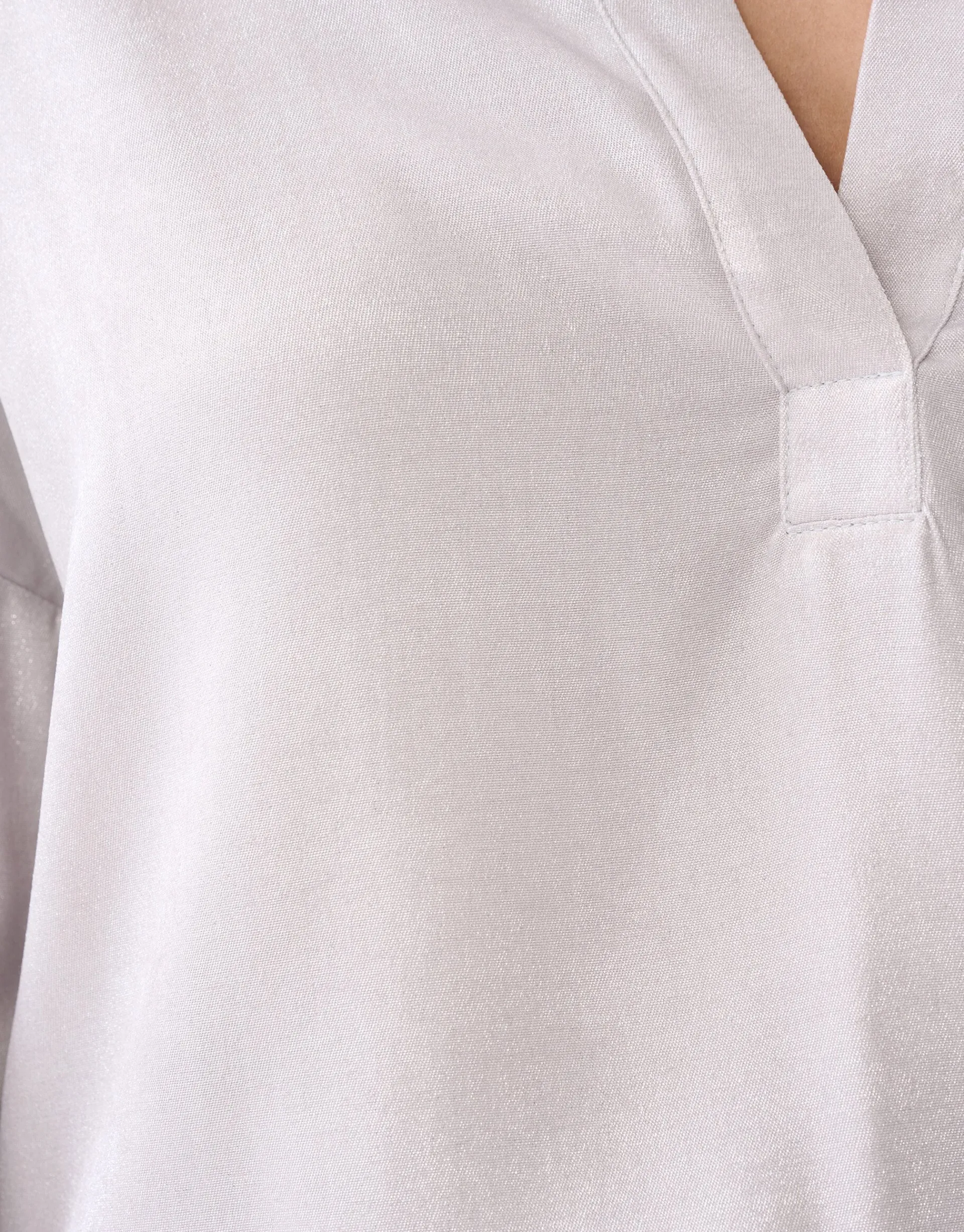 Shoeby Shine Wide Blouse Zilver<DAMES Blouses
