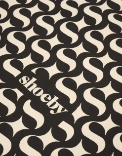 Shoeby Logo Shopper Zwart Groot<DAMES Tassen