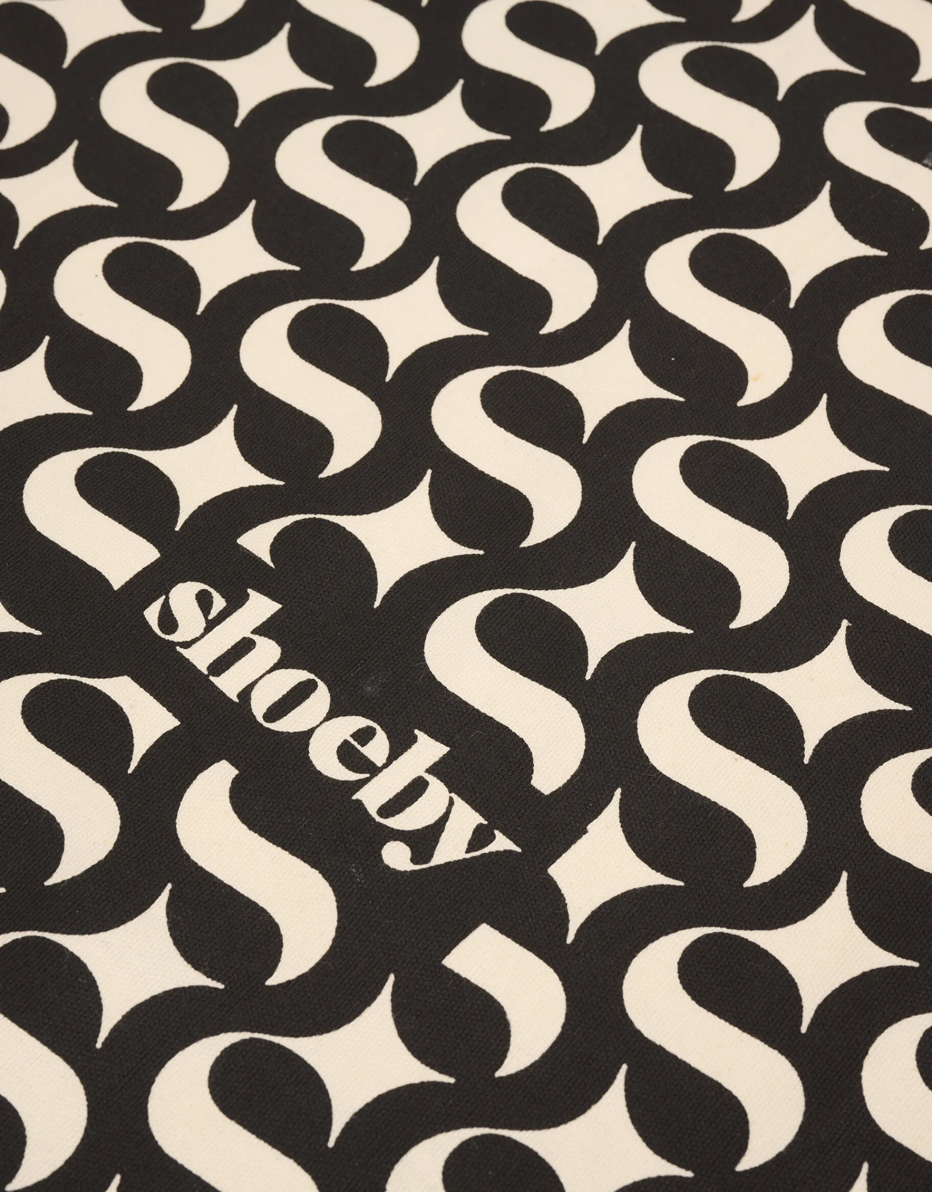 Shoeby Logo Shopper Zwart Groot<DAMES Tassen