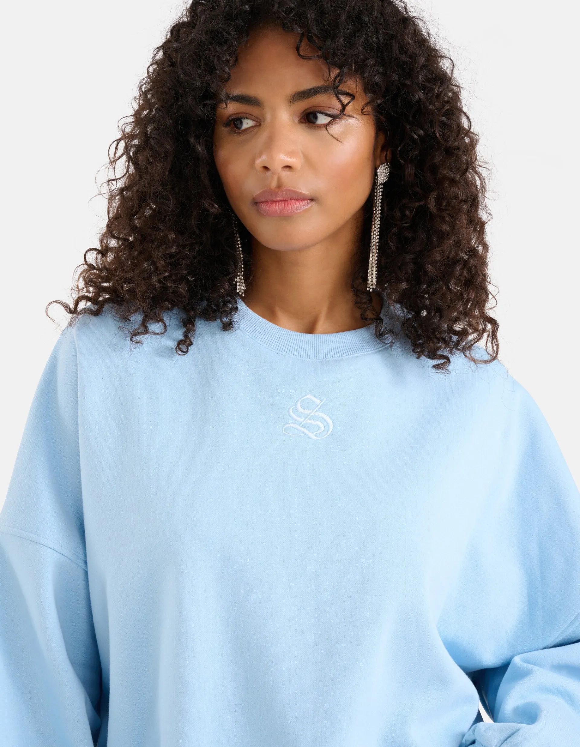 Shoeby Logo Sweater Lichtblauw<DAMES Truien En Sweaters