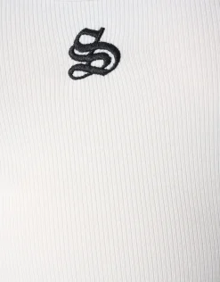 Shoeby Logo Tanktop Wit<DAMES Tops