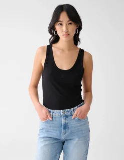 Shoeby Logo Tanktop Zwart<DAMES Tops