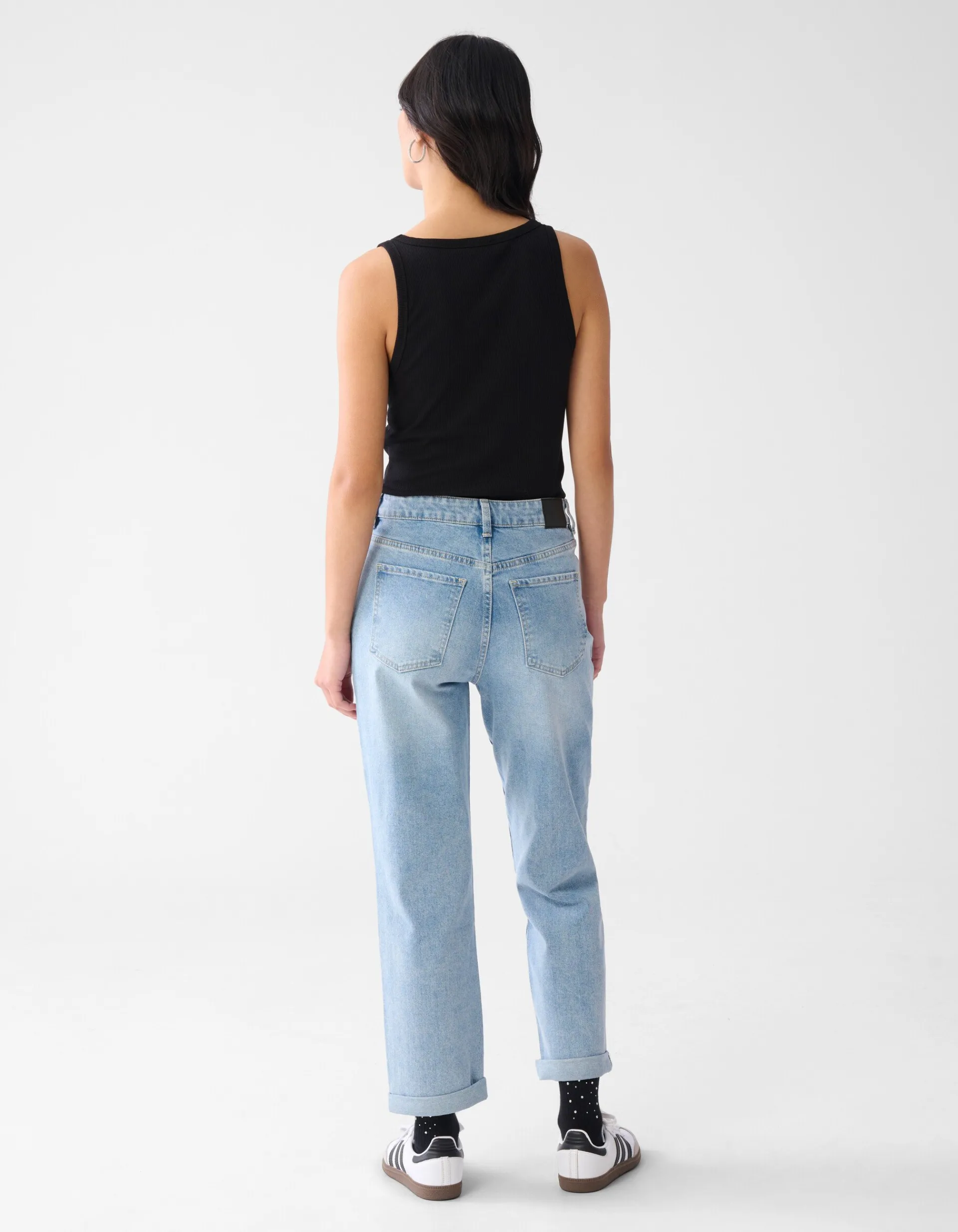 Shoeby Logo Tanktop Zwart<DAMES Tops
