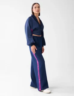 Shoeby Side Stripe Broek Donkerblauw<DAMES Broeken