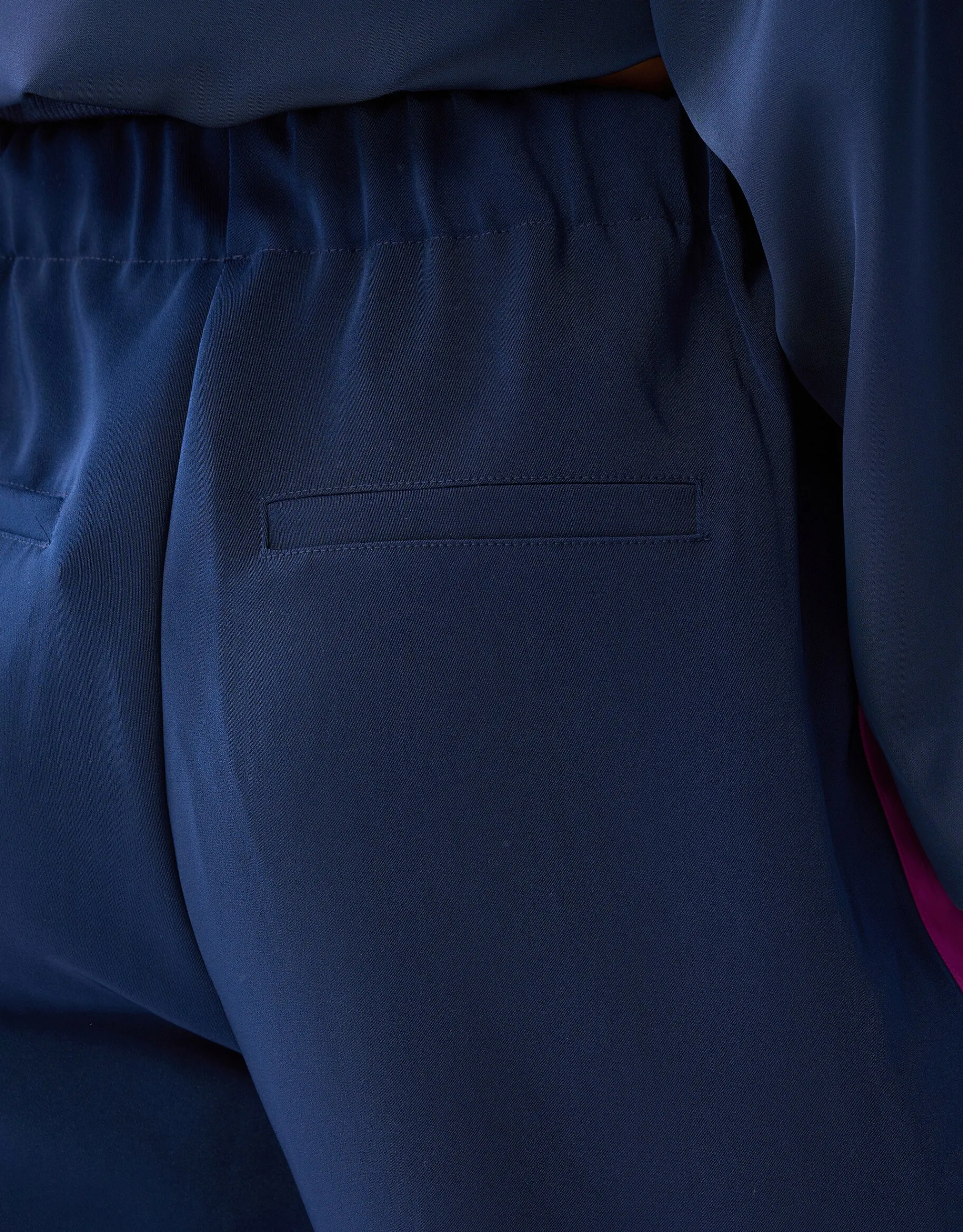 Shoeby Side Stripe Broek Donkerblauw<DAMES Broeken