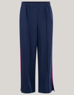 Shoeby Side Stripe Broek Donkerblauw<DAMES Broeken