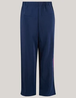 Shoeby Side Stripe Broek Donkerblauw<DAMES Broeken
