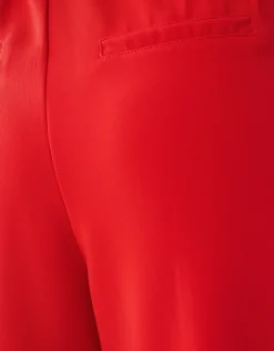 Shoeby Side Stripe Broek Rood<DAMES Broeken
