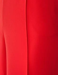 Shoeby Side Stripe Broek Rood<DAMES Broeken