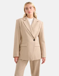 Shoeby Silhouet Blazer Beige<DAMES Blazers