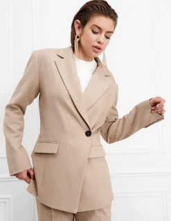 Shoeby Silhouet Blazer Beige<DAMES Blazers